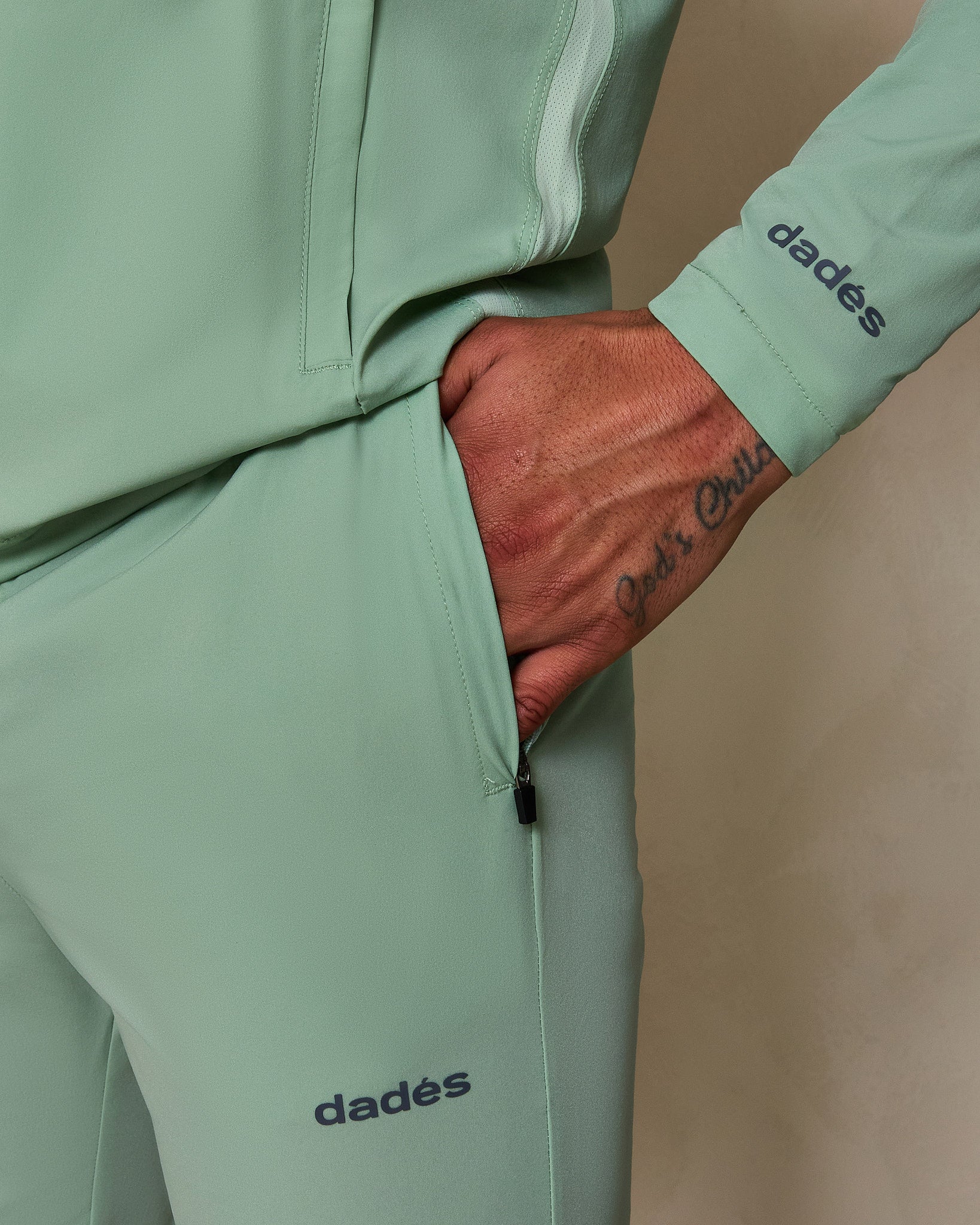 Depth Broek Aerozip Groen