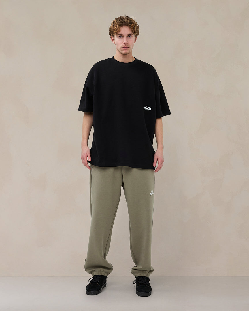 Signature oversized T-shirt Midnight Black