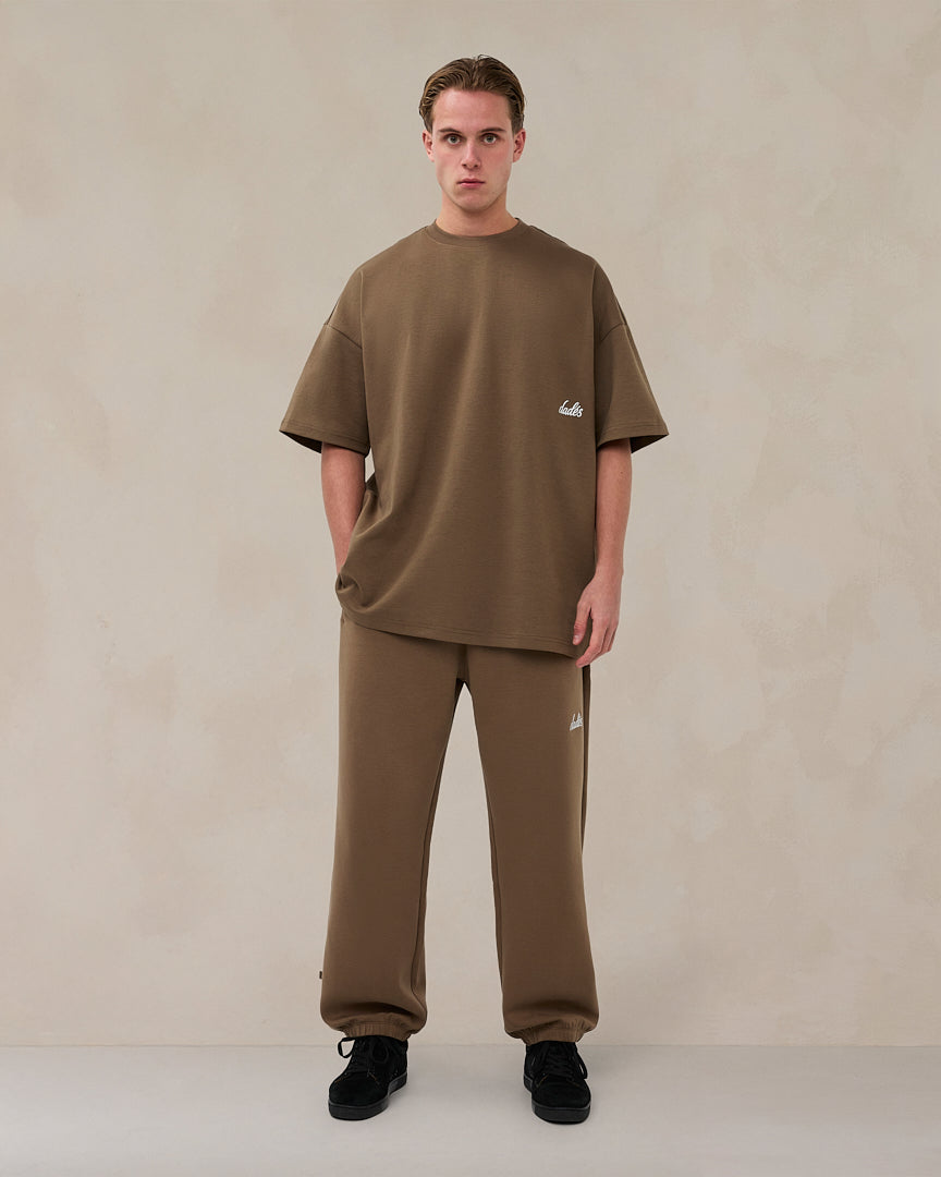 Signature Oversized T-shirt Desert Taupe