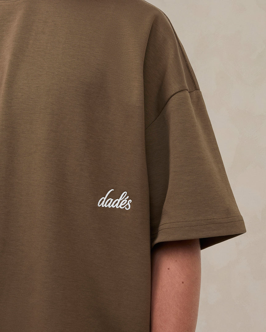 Signature Oversized T-shirt Desert Taupe