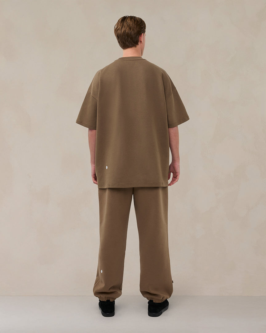 Signature Oversized T-shirt Desert Taupe