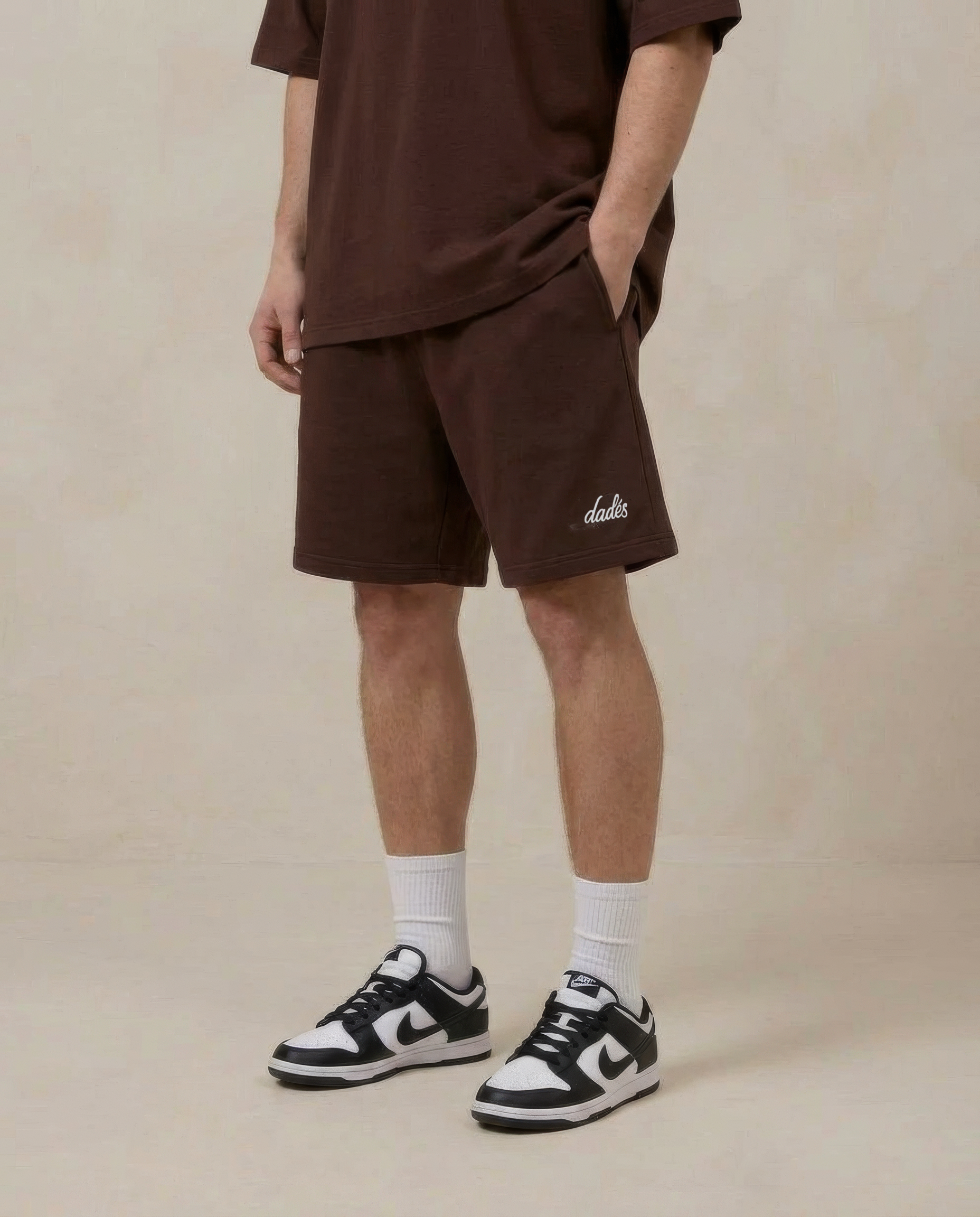 Signature Oversized Shorts Cocoa Brown
