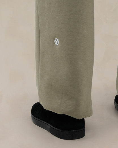 Signature oversized joggingbroek in zacht saliegroen