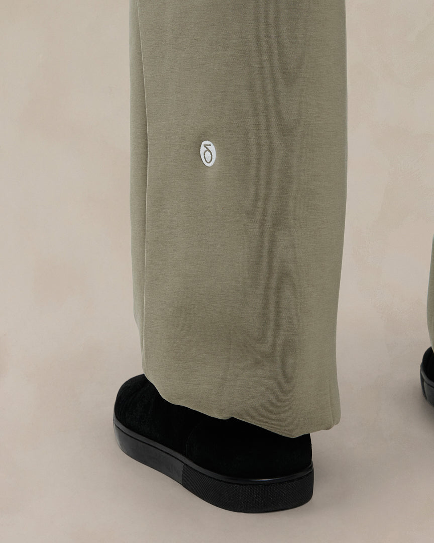 Signature oversized joggingbroek in zacht saliegroen