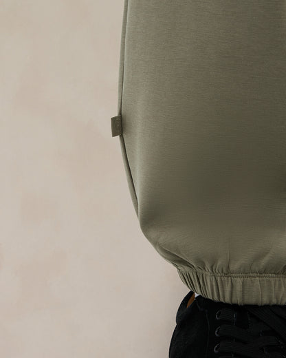 Signature oversized joggingbroek in zacht saliegroen