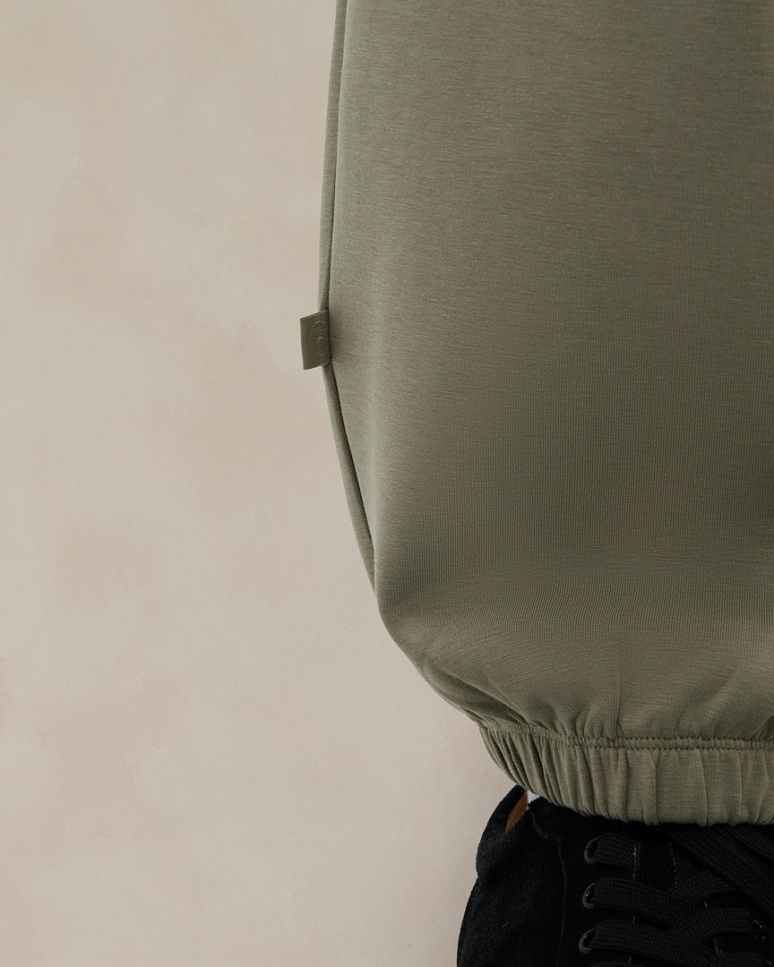 Signature oversized joggingbroek in zacht saliegroen