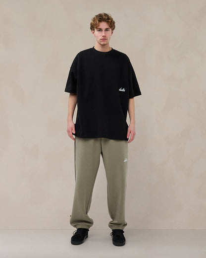 Signature oversized T-shirt Midnight Black