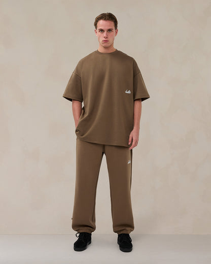Signature Oversized Jogger Desert Taupe
