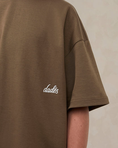 Signature Oversized T-shirt Desert Taupe