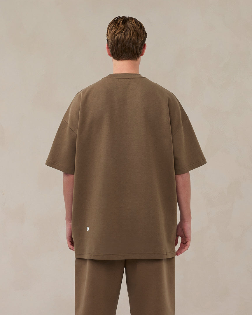 Signature Oversized T-shirt Desert Taupe