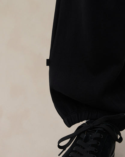 Signature oversized joggingbroek in middernachtzwart