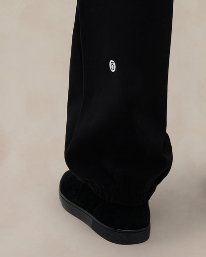 Signature oversized joggingbroek in middernachtzwart