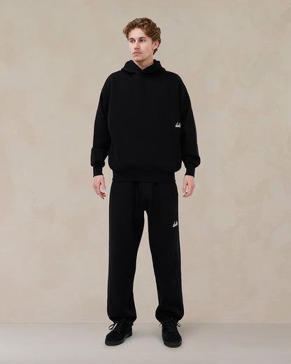 Signature oversized joggingbroek in middernachtzwart