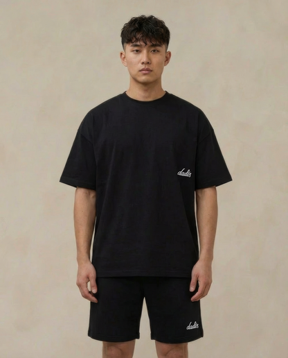 Signature Oversized Shorts Midnight Black