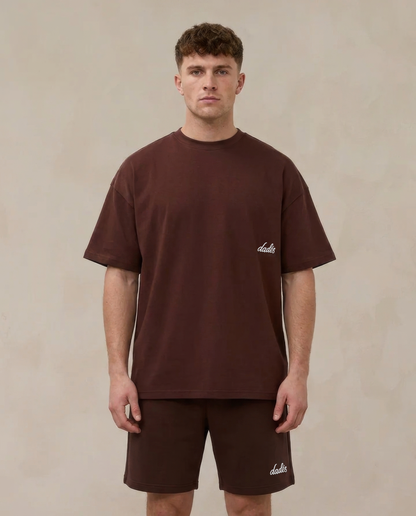 Signature Oversized Shorts Cocoa Brown